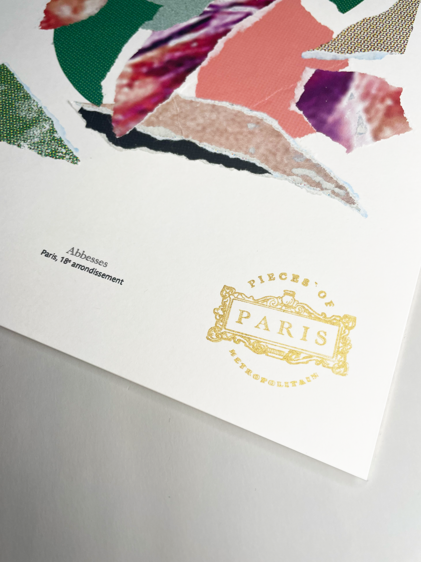Abbesses - A4, modèle original