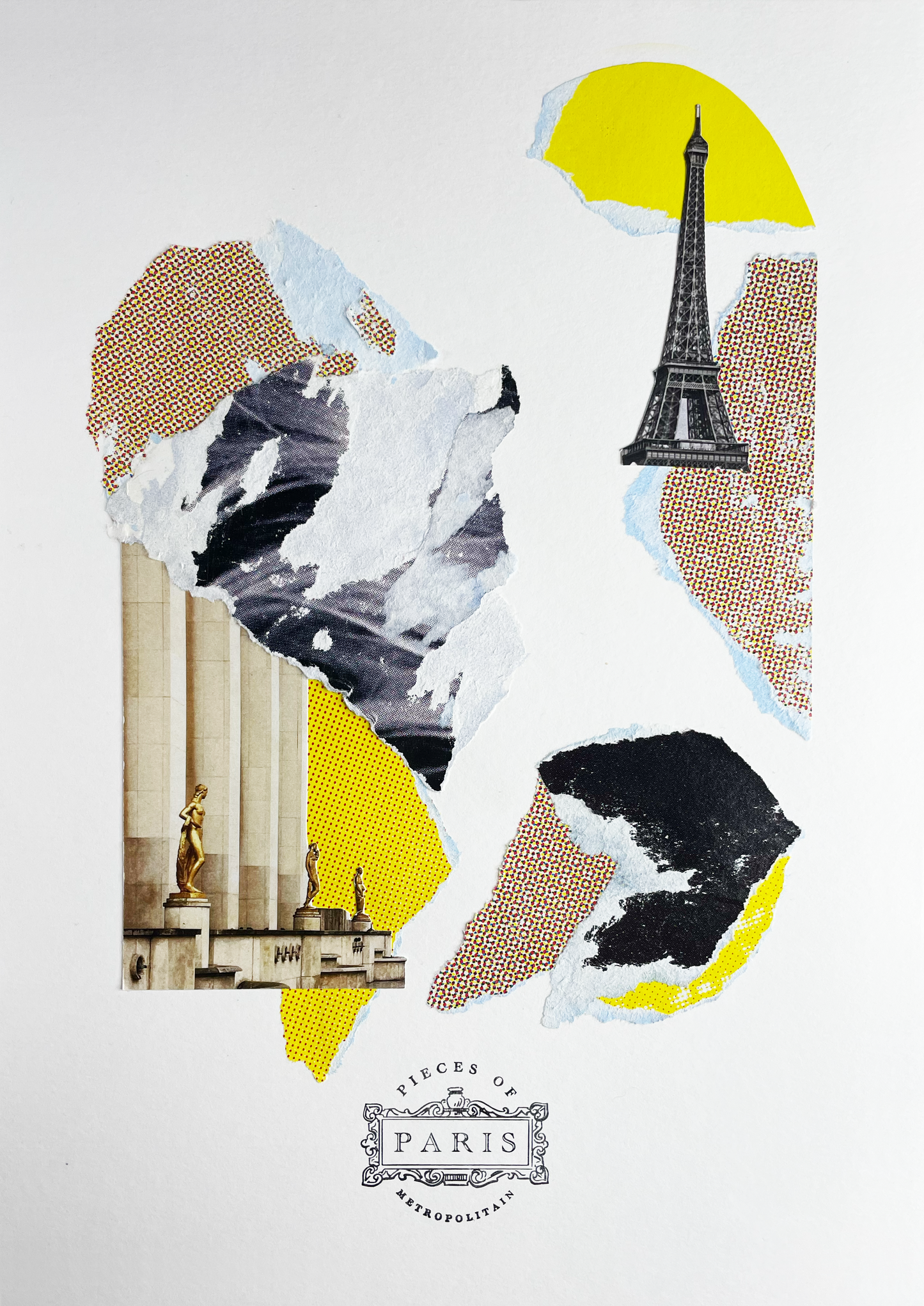 Paris mon amour - A4, modèle original